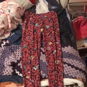 Pinkish color leggings luluroe